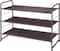NEX™ Oumilen Bronze 3-Tier Stackable Shoe Rack